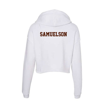Western Michigan - NCAA Women's Gymnastics : Reese Samuelson - Women's Crop Fleece Hoodie-1