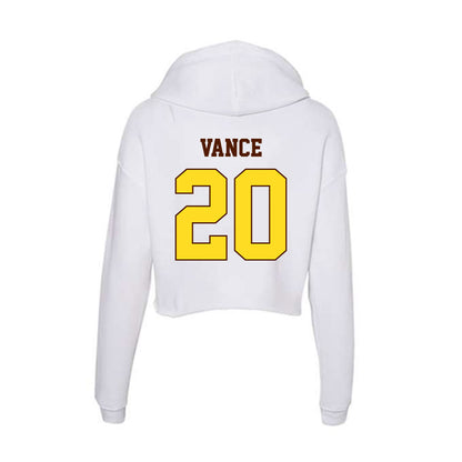 Western Michigan - NCAA Women's Soccer : Meredith Vance - Women's Crop Fleece Hoodie-1