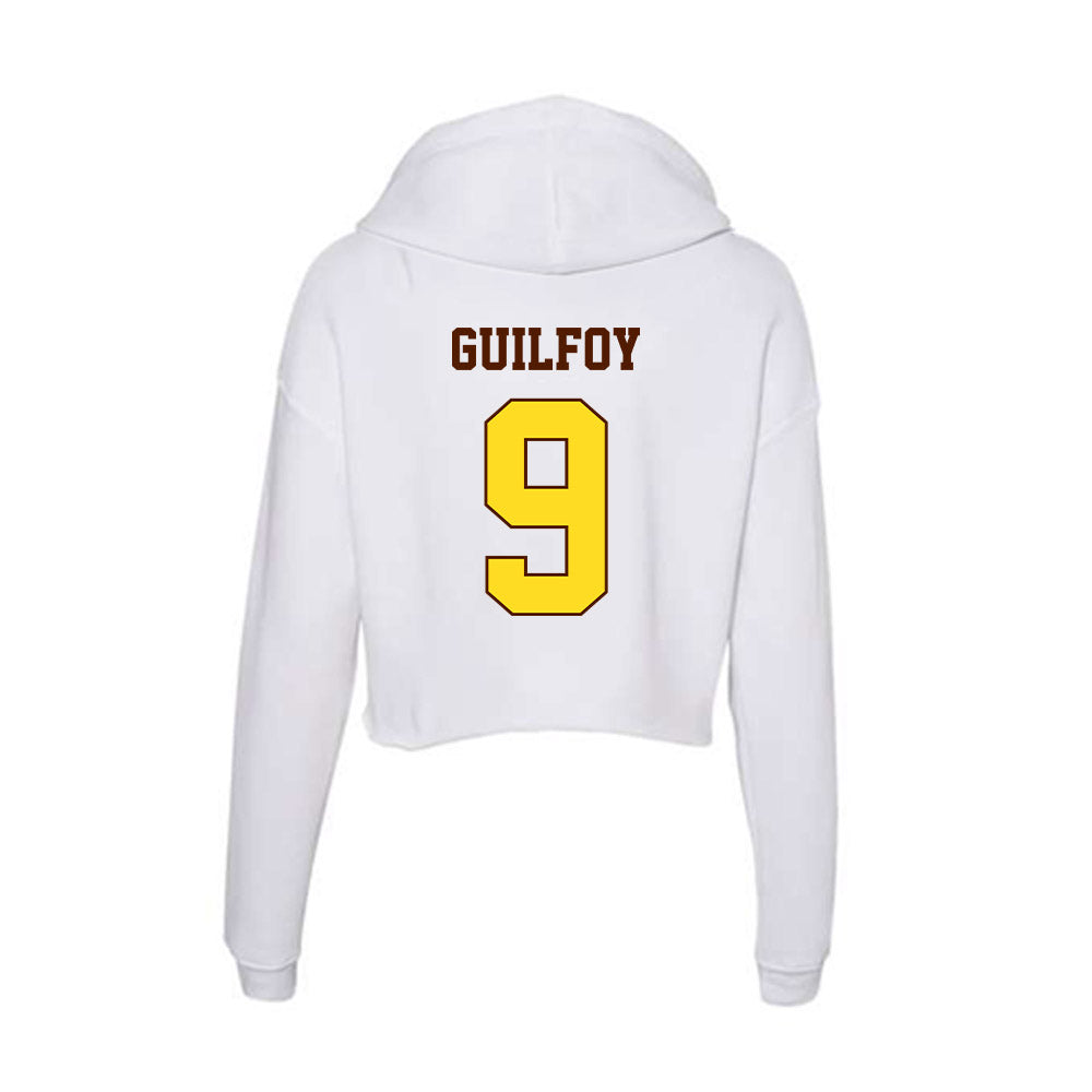 Western Michigan - NCAA Women's Volleyball : Ellla Guilfoy - Women's Crop Fleece Hoodie-1