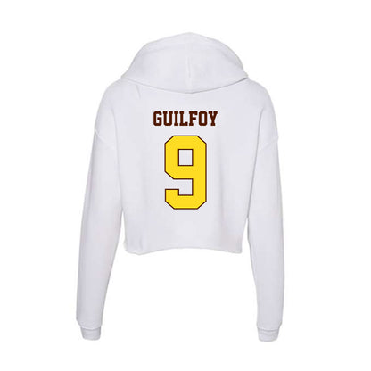 Western Michigan - NCAA Women's Volleyball : Ellla Guilfoy - Women's Crop Fleece Hoodie-1
