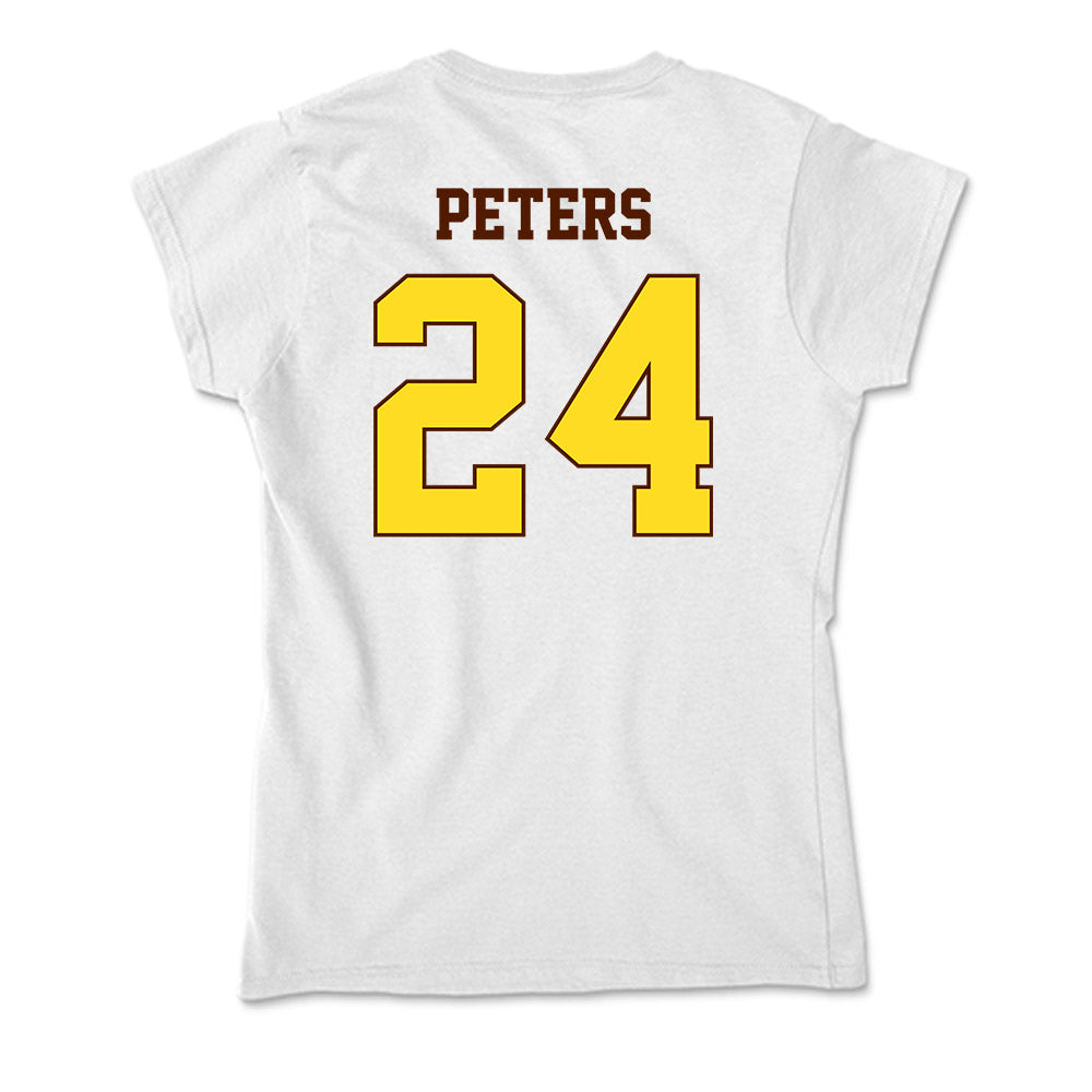 Western Michigan - NCAA Football : John Peters - Soft Style Women’s T-Shirt-1