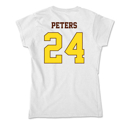 Western Michigan - NCAA Football : John Peters - Soft Style Women’s T-Shirt-1
