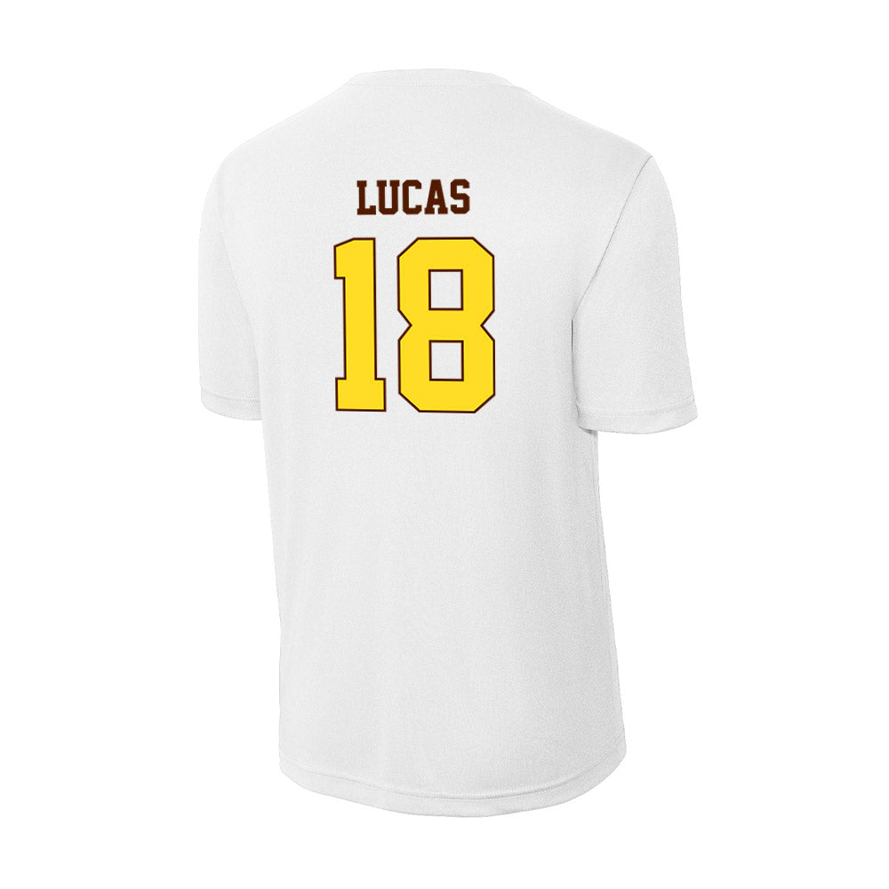 Western Michigan - NCAA Football : Elijah Lucas - Activewear T-Shirt-1