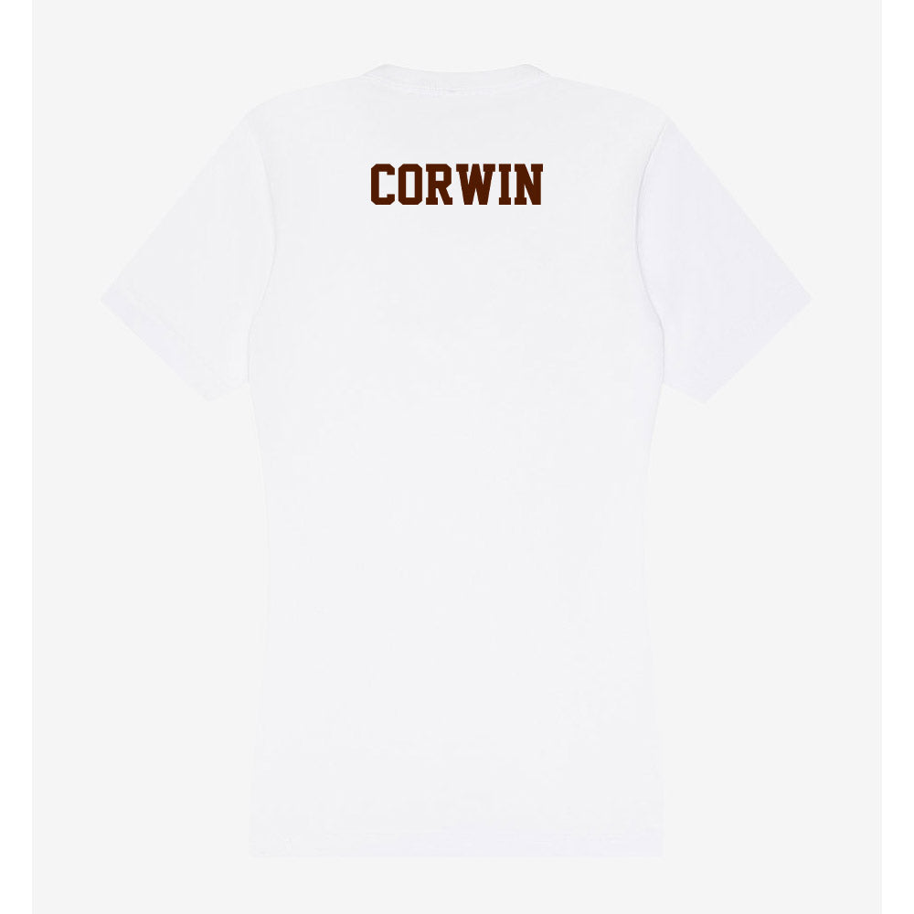 Western Michigan - NCAA Men's Tennis : Oscar Corwin - Women's V-Neck T-Shirt-1