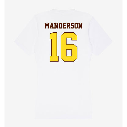Western Michigan - NCAA Women's Soccer : Jaida Manderson - Women's V-Neck T-Shirt-1