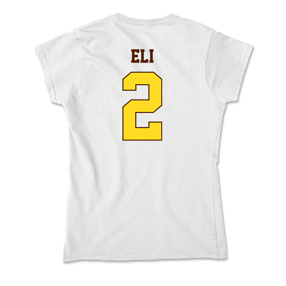 Western Michigan - NCAA Men's Basketball : Joshua Eli - Soft Style Women’s T-Shirt-1
