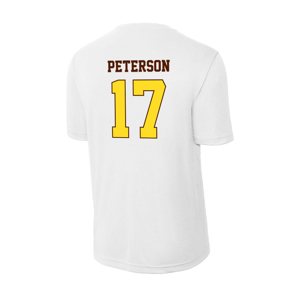 Western Michigan - NCAA Women's Soccer : Laney Peterson - Activewear T-Shirt-1