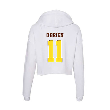 Western Michigan - NCAA Softball : Rylee O'Brien - Women's Crop Fleece Hoodie-1
