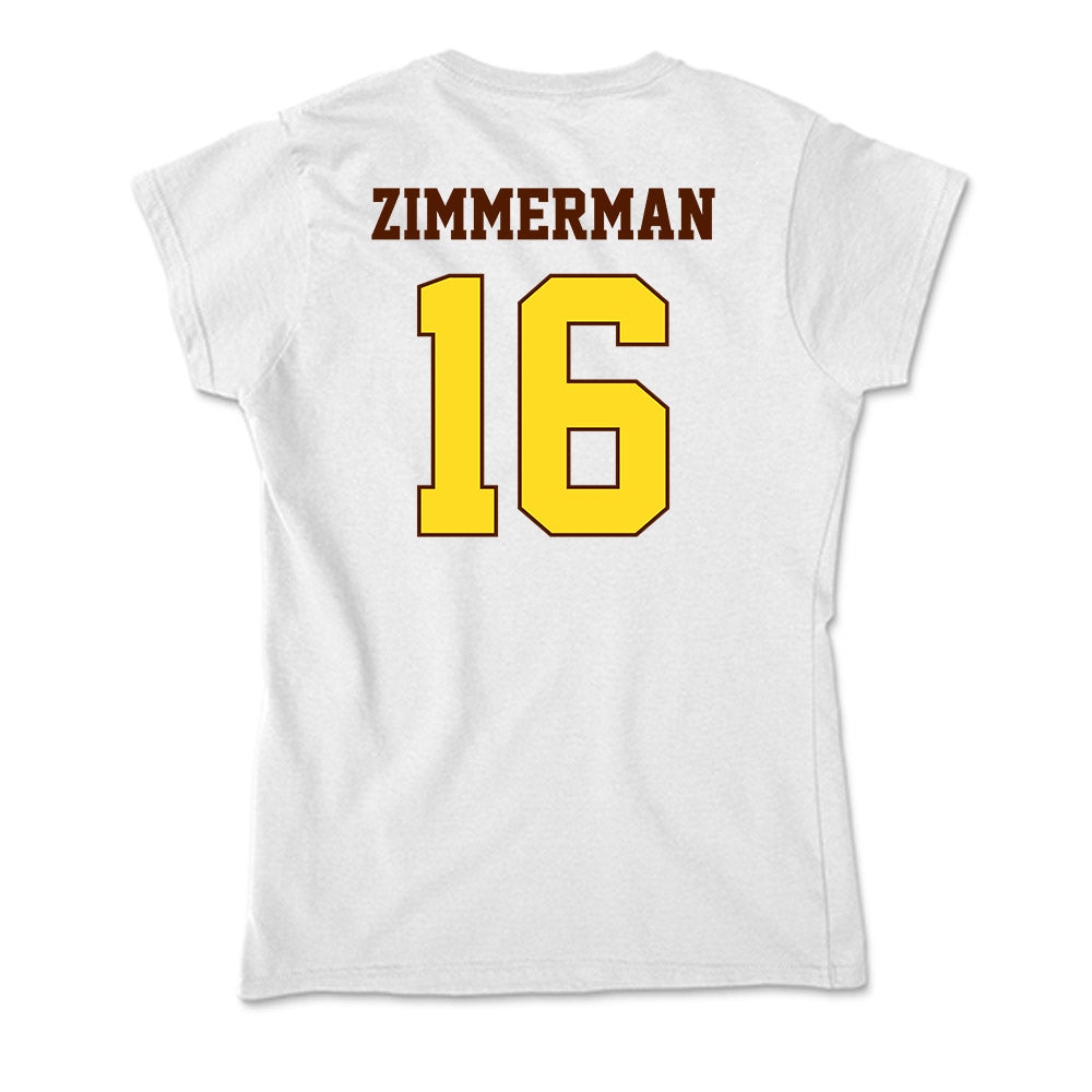 Western Michigan - NCAA Women's Volleyball : Briawna Zimmerman - Soft Style Women’s T-Shirt-1
