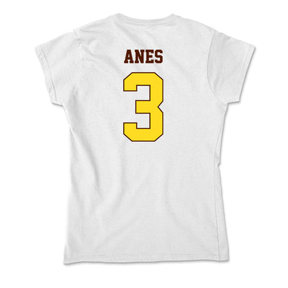 Western Michigan - NCAA Football : Brenden Anes - Soft Style Women’s T-Shirt-1