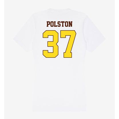 Western Michigan - NCAA Men's Ice Hockey : Michael Polston - Women's V-Neck T-Shirt-1