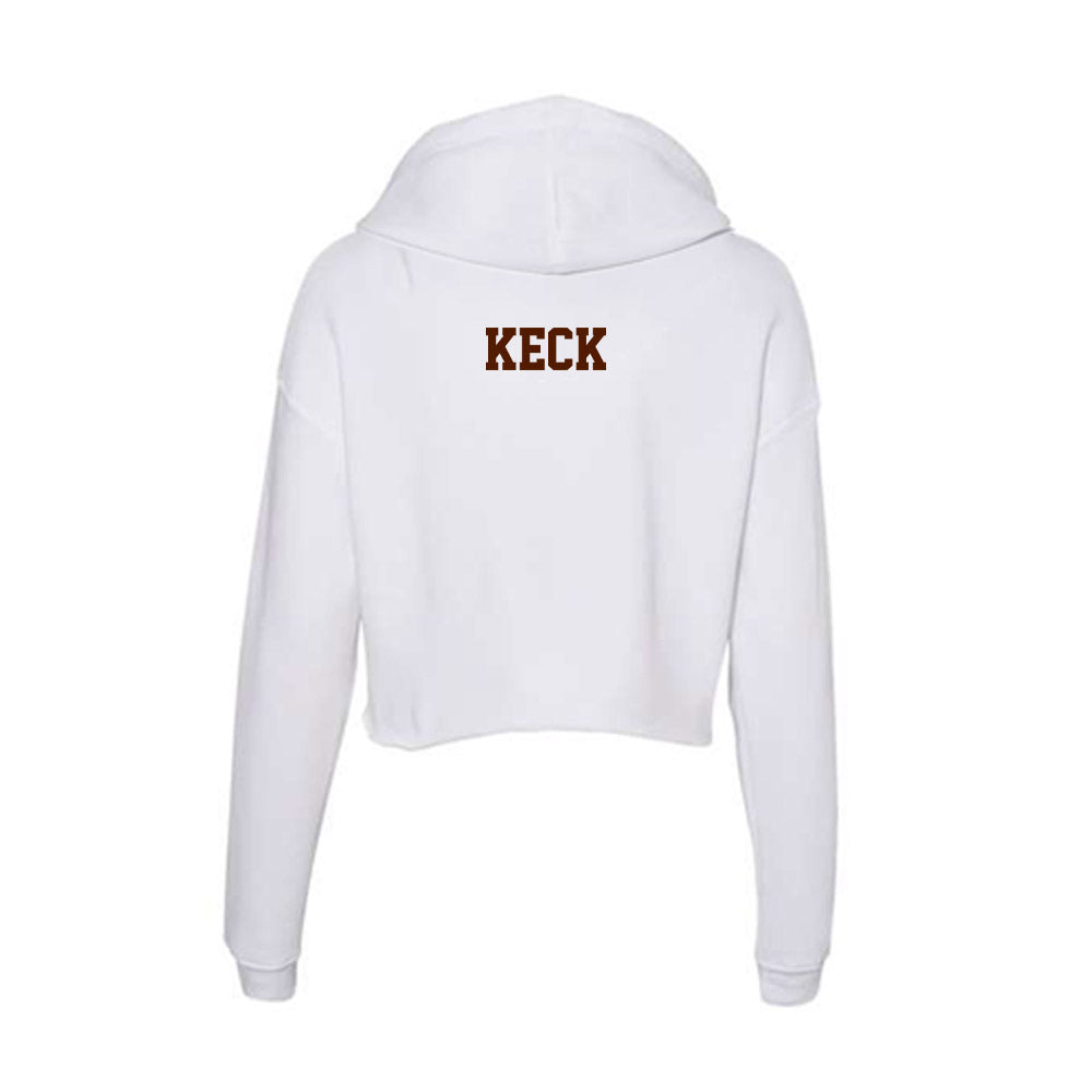 Western Michigan - NCAA Men's Tennis : Jonas Keck - Women's Crop Fleece Hoodie-1