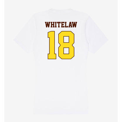 Western Michigan - NCAA Men's Ice Hockey : William Whitelaw - Women's V-Neck T-Shirt-1