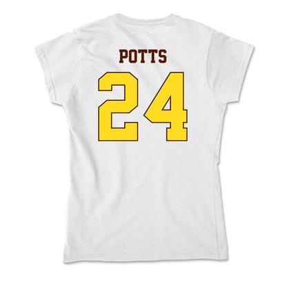 Western Michigan - NCAA Softball : Hannah Potts - Soft Style Women’s T-Shirt-1