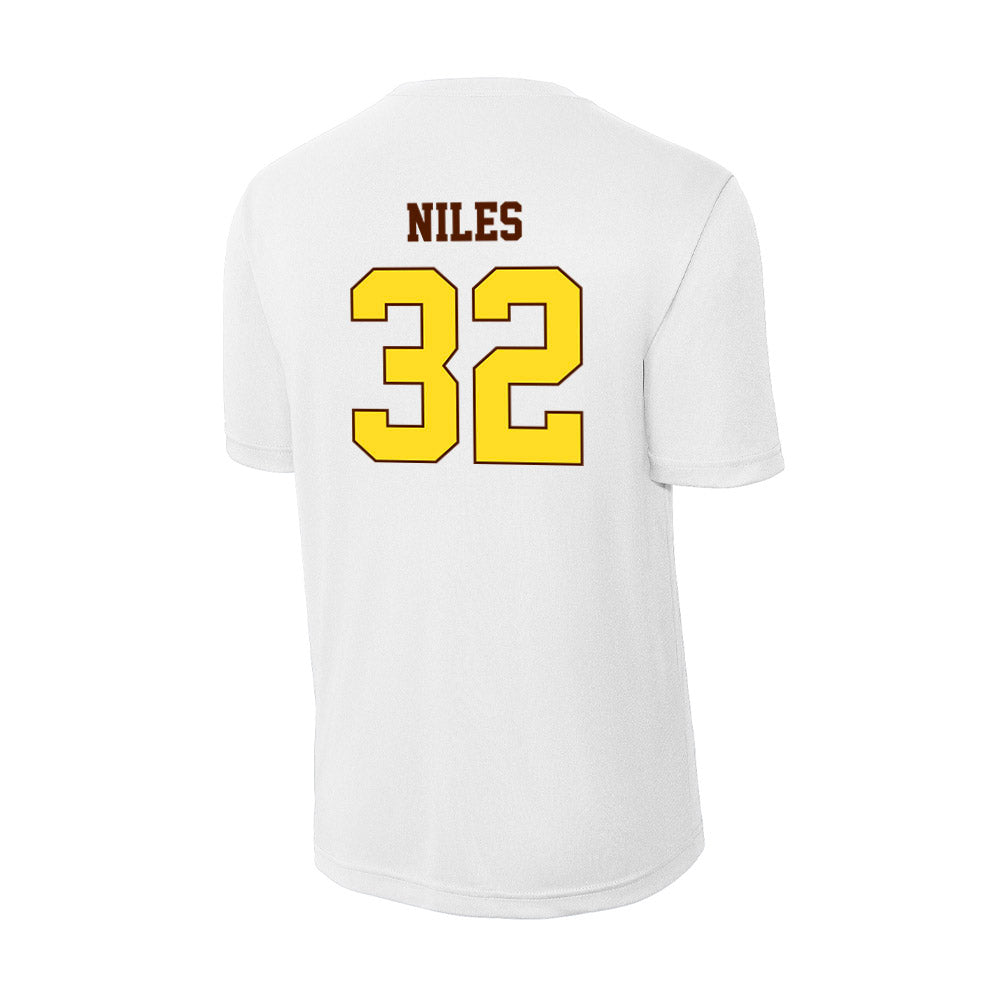 Western Michigan - NCAA Softball : Analeez Niles - Activewear T-Shirt-1