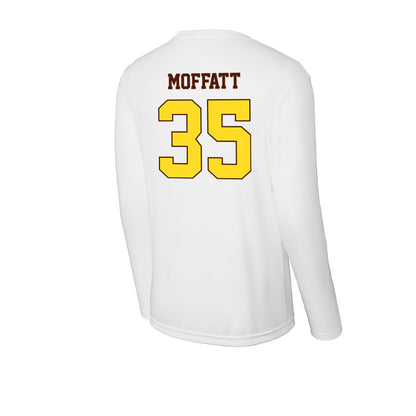 Western Michigan - NCAA Men's Ice Hockey : Gavin Moffatt - Activewear Long Sleeve T-Shirt-1