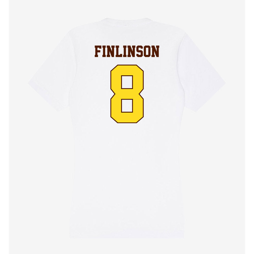 Western Michigan - NCAA Men's Basketball : Isaac Finlinson - Women's V-Neck T-Shirt-1