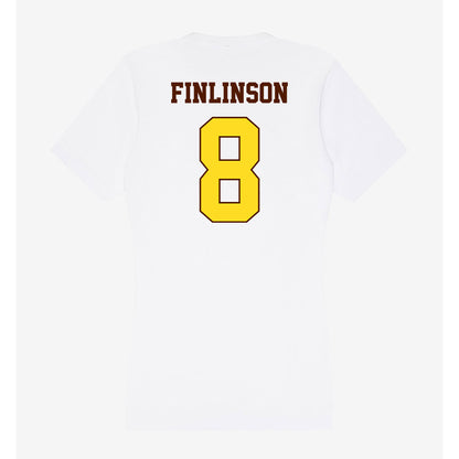 Western Michigan - NCAA Men's Basketball : Isaac Finlinson - Women's V-Neck T-Shirt-1
