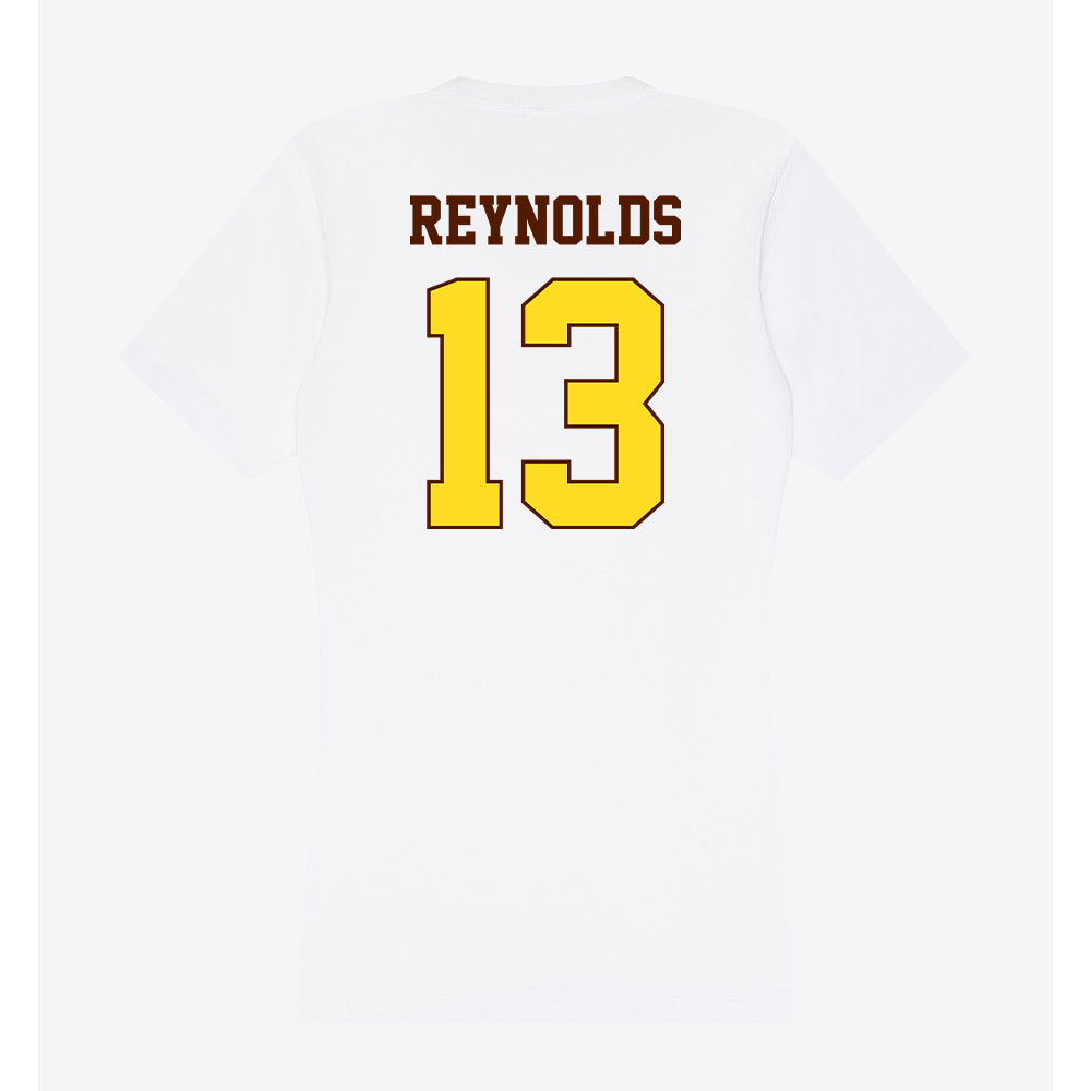Western Michigan - NCAA Football : Mason Reynolds - Women's V-Neck T-Shirt-1