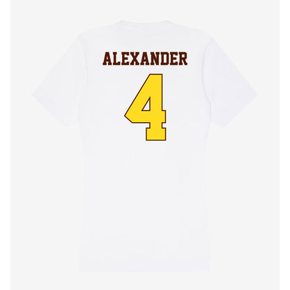 Western Michigan - NCAA Football : Austin Alexander - Women's V-Neck T-Shirt-1
