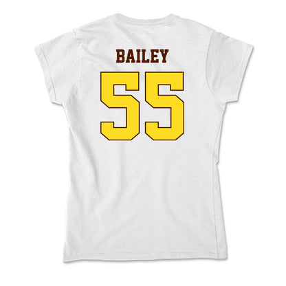 Western Michigan - NCAA Football : Jacob Bailey - Soft Style Women’s T-Shirt-1