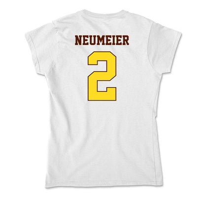 Western Michigan - NCAA Men's Ice Hockey : Michael Neumeier - Soft Style Women’s T-Shirt-1