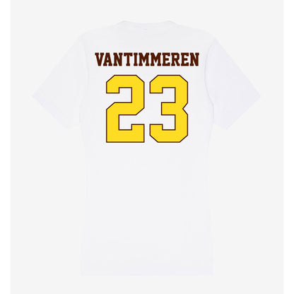 Western Michigan - NCAA Women's Basketball : Emily Vantimmeren - Women's V-Neck T-Shirt-1