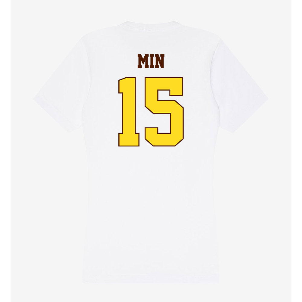 Western Michigan - NCAA Men's Soccer : Joseph Min - Women's V-Neck T-Shirt-1