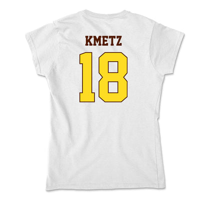 Western Michigan - NCAA Women's Volleyball : Madison Kmetz - Soft Style Women’s T-Shirt-1