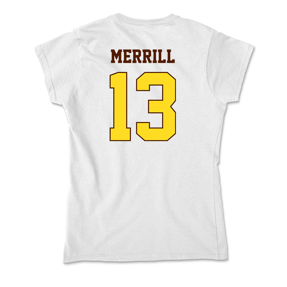 Western Michigan - NCAA Softball : Jadeyn Merrill - Soft Style Women’s T-Shirt-1