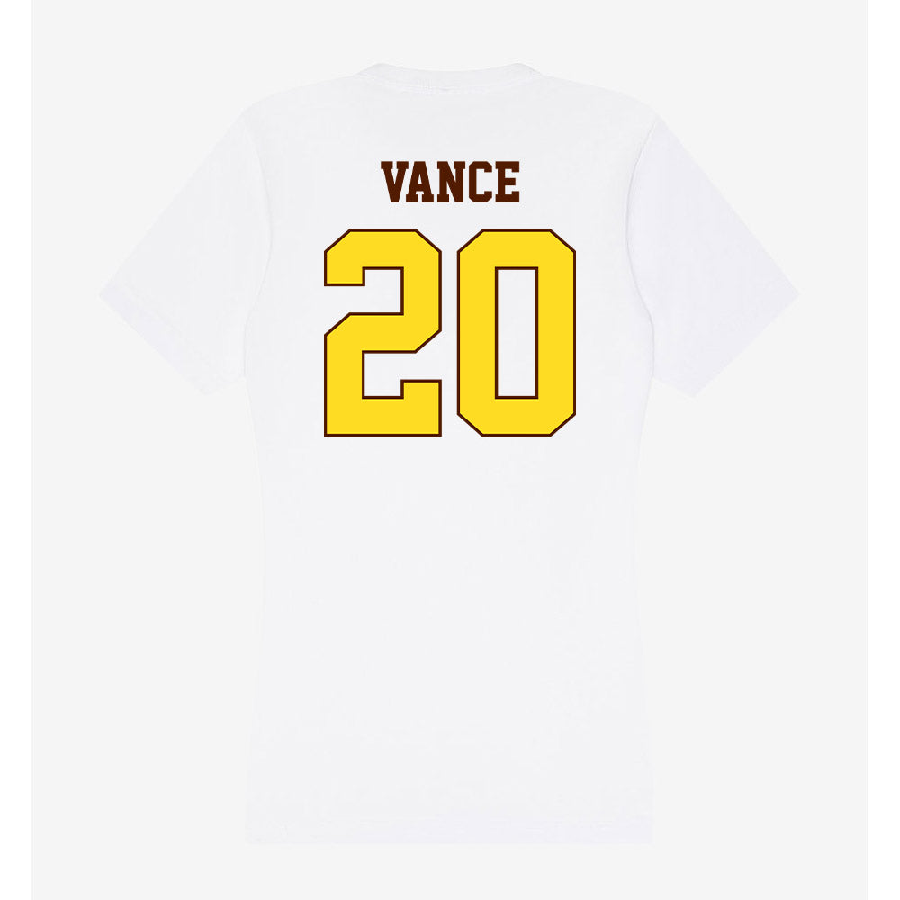 Western Michigan - NCAA Women's Soccer : Meredith Vance - Women's V-Neck T-Shirt-1