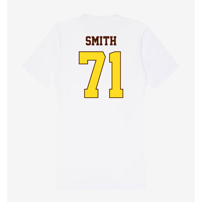 Western Michigan - NCAA Football : Brandon Smith - Women's V-Neck T-Shirt-1