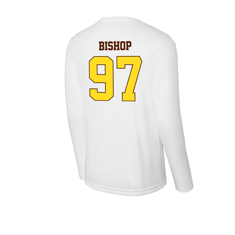 Western Michigan - NCAA Football : Noah Bishop - Activewear Long Sleeve T-Shirt-1