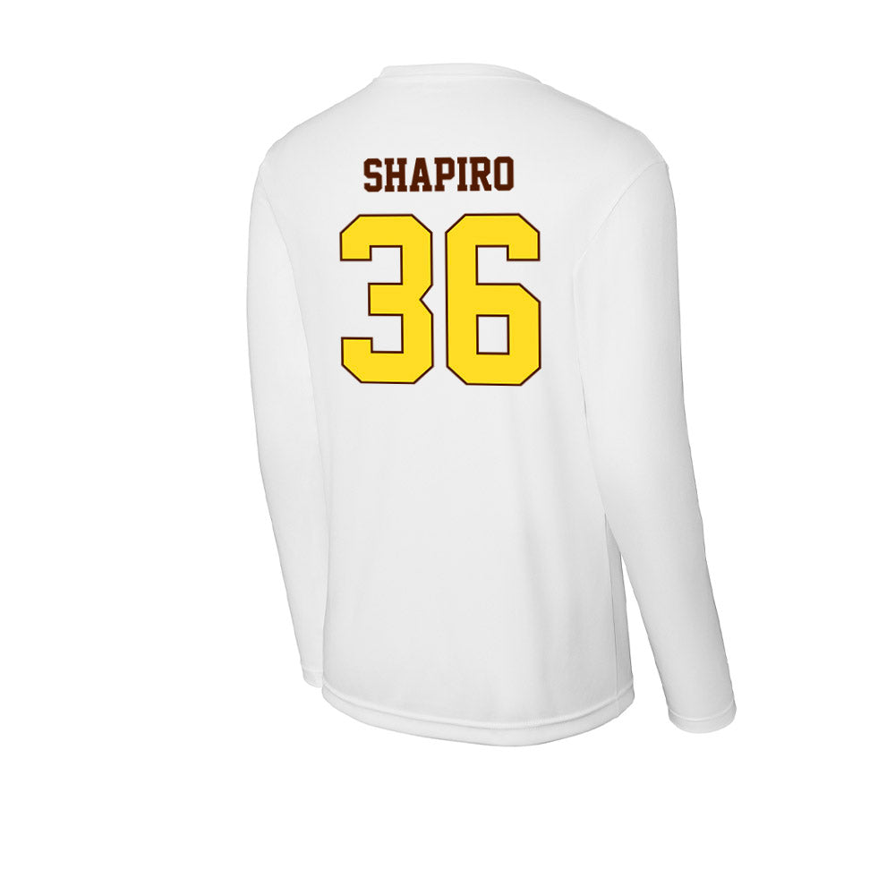 Western Michigan - NCAA Baseball : Evan Shapiro - Activewear Long Sleeve T-Shirt-1