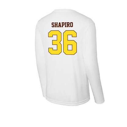 Western Michigan - NCAA Baseball : Evan Shapiro - Activewear Long Sleeve T-Shirt-1