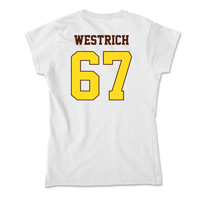 Western Michigan - NCAA Football : Ryan Westrich - Soft Style Women’s T-Shirt-1