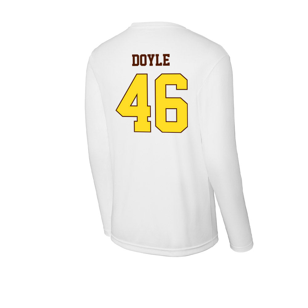 Western Michigan - NCAA Football : Drew Doyle - Activewear Long Sleeve T-Shirt-1