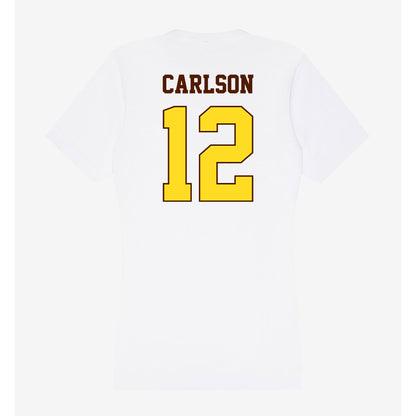 Western Michigan - NCAA Women's Basketball : Alli Carlson - Women's V-Neck T-Shirt-1
