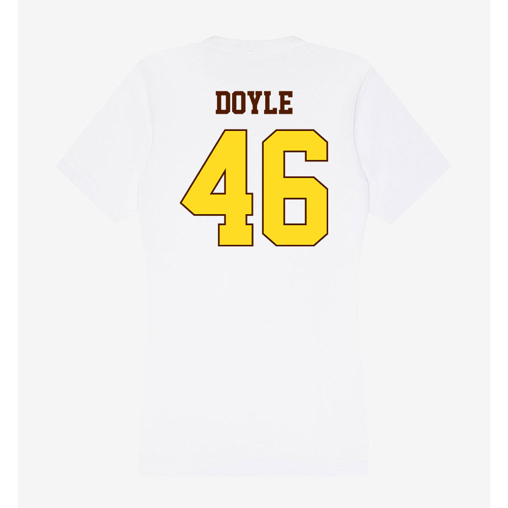 Western Michigan - NCAA Football : Drew Doyle - Women's V-Neck T-Shirt-1
