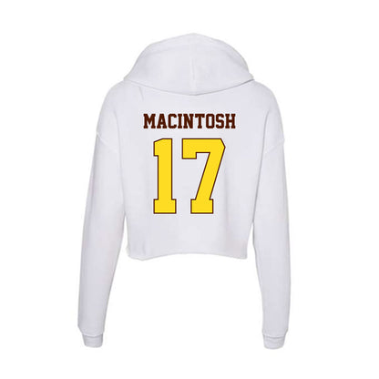Western Michigan - NCAA Women's Volleyball : Lizzie MacIntosh - Women's Crop Fleece Hoodie-1