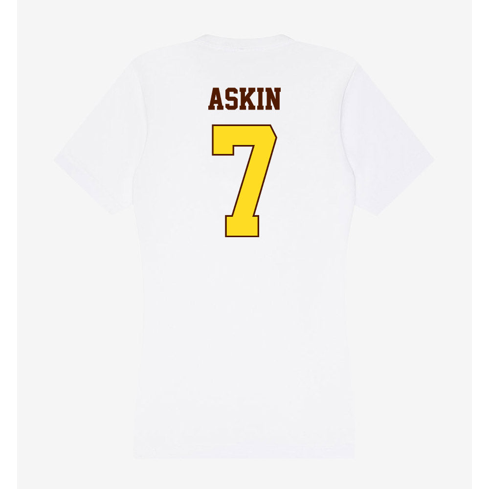 Western Michigan - NCAA Women's Volleyball : Ella Askin - Women's V-Neck T-Shirt-1