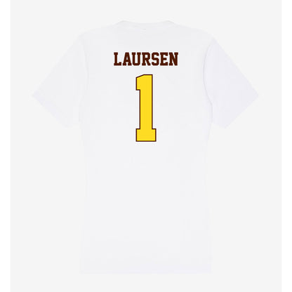 Western Michigan - NCAA Men's Ice Hockey : Kirk Laursen - Women's V-Neck T-Shirt-1