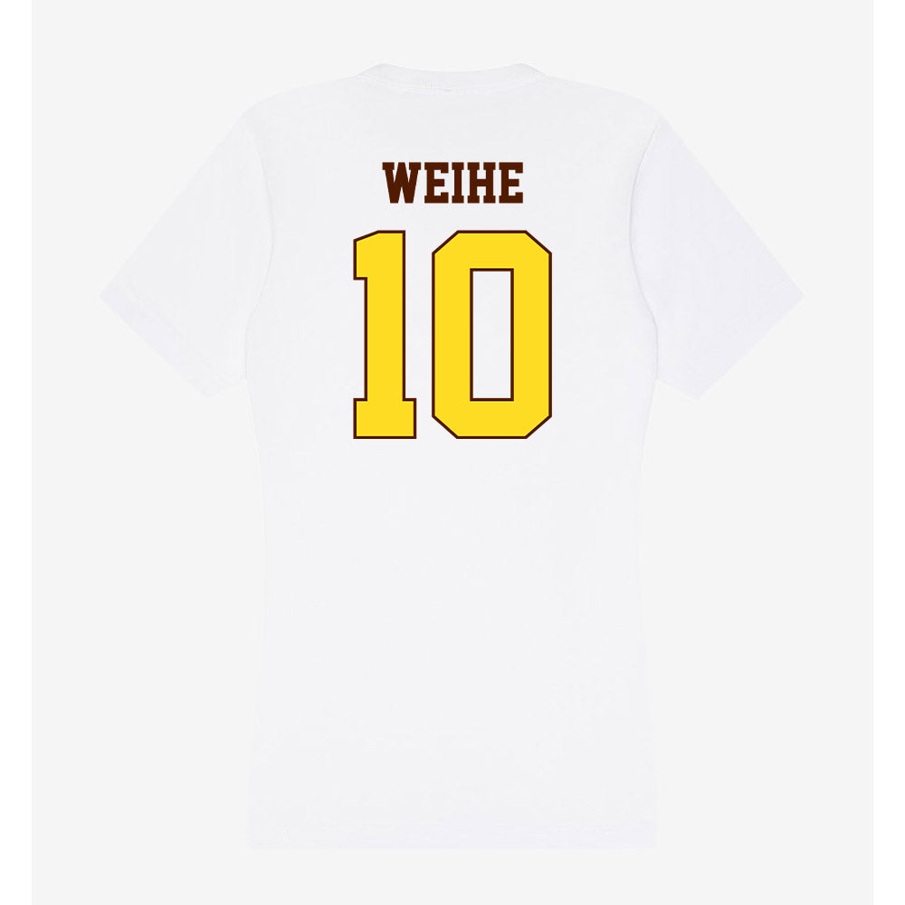Western Michigan - NCAA Women's Volleyball : Gabby Weihe - Women's V-Neck T-Shirt-1