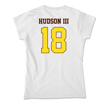 Western Michigan - NCAA Men's Soccer : Eddie Hudson III - Soft Style Women’s T-Shirt-1
