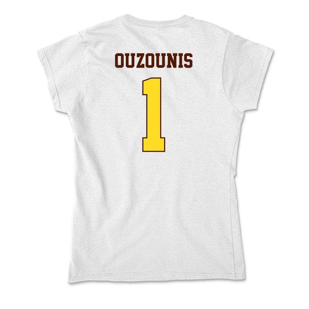 Western Michigan - NCAA Men's Soccer : Alessandro Ouzounis - Soft Style Women’s T-Shirt-1