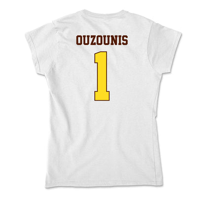 Western Michigan - NCAA Men's Soccer : Alessandro Ouzounis - Soft Style Women’s T-Shirt-1