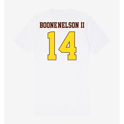 Western Michigan - NCAA Football : Keivin Boone-Nelson II - Women's V-Neck T-Shirt-1