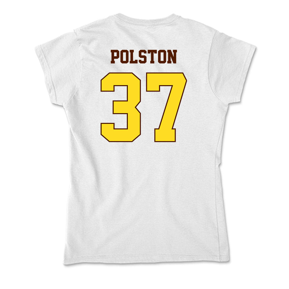 Western Michigan - NCAA Men's Ice Hockey : Michael Polston - Soft Style Women’s T-Shirt-1