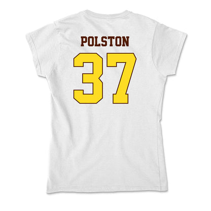 Western Michigan - NCAA Men's Ice Hockey : Michael Polston - Soft Style Women’s T-Shirt-1