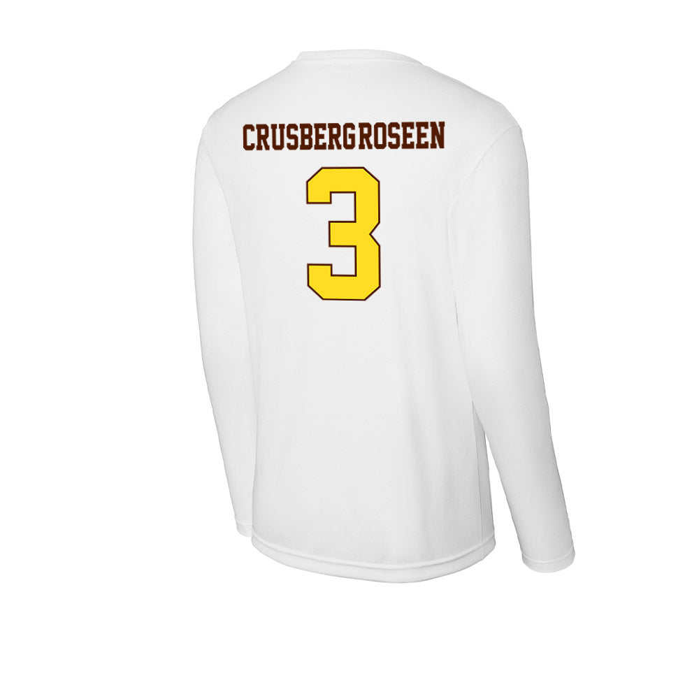 Western Michigan - NCAA Men's Ice Hockey : Cole Crusberg-Roseen - Activewear Long Sleeve T-Shirt-1